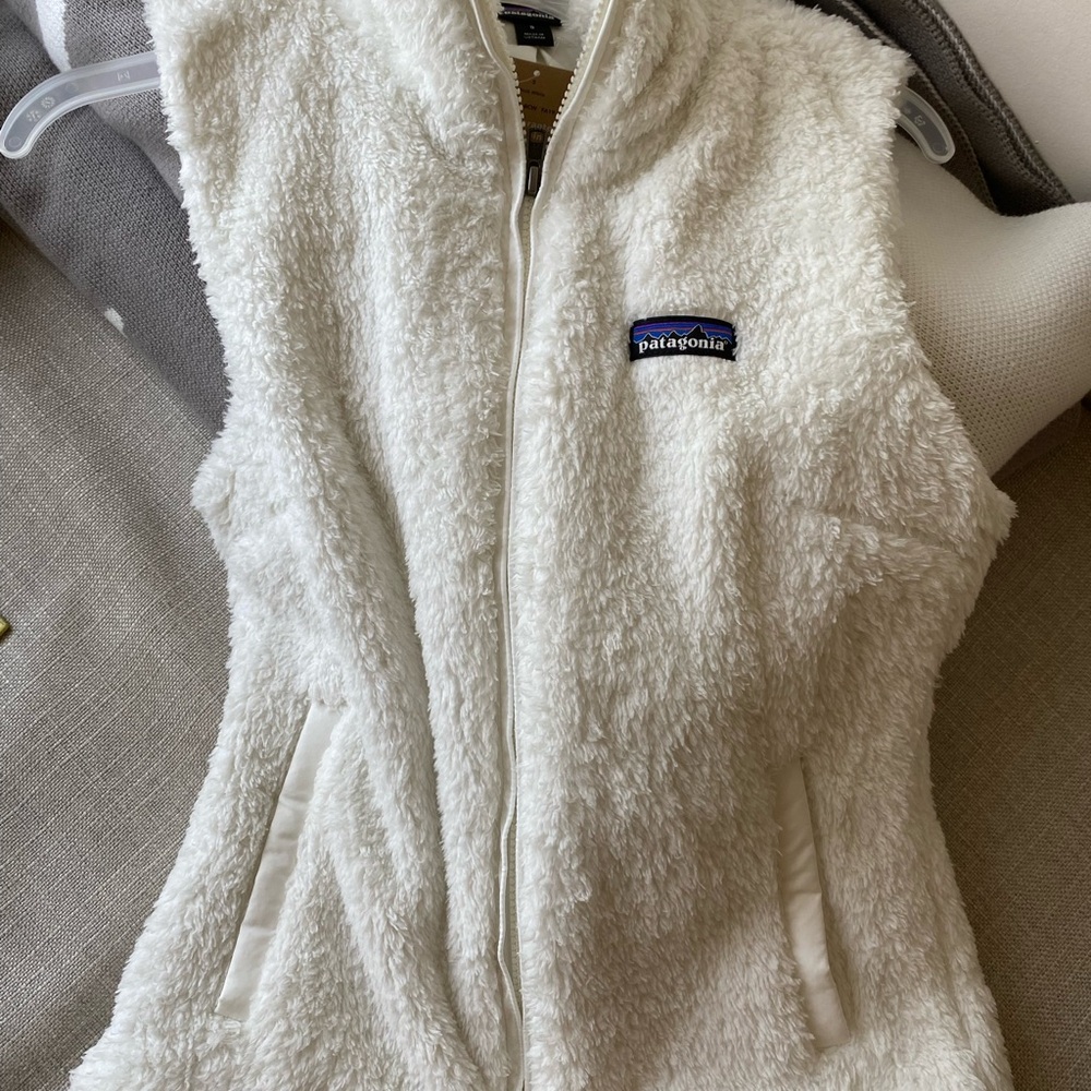 Patagonia White Sherpa Los Gatos vest